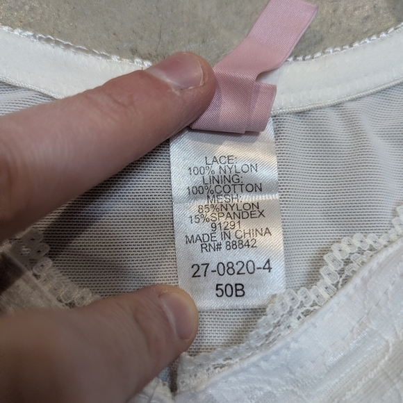 NWT Comfort Choice Posture Support Bra 50B White - Picture 2 of 6